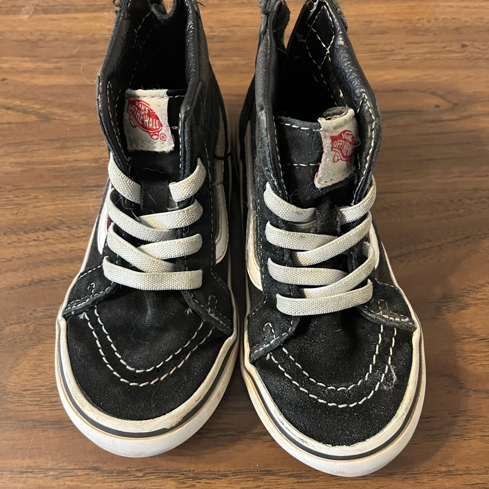 Vans Kids Black High-Top Sneakers